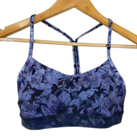 Lululemon Flow Y Nightfall Blossom Bra Size 6 - Picture 3 of 9